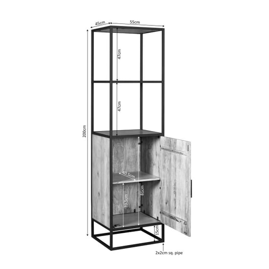 Starfurn boekenkast dakota - 45x55x200 cm - Image 3