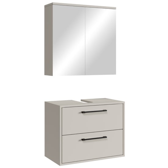 Badplaats Wastafelkast set florence 60 x 35 cm – – badmeubel met - Image 1