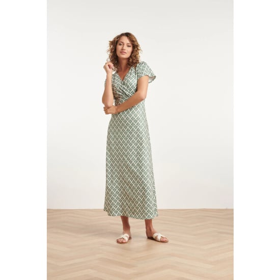 Smashed Lemon 24032 stretch maxi jurk met ornament print | - Image 2