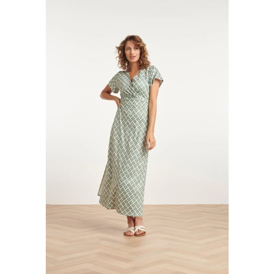 Smashed Lemon 24032 stretch maxi jurk met ornament print | - Image 5