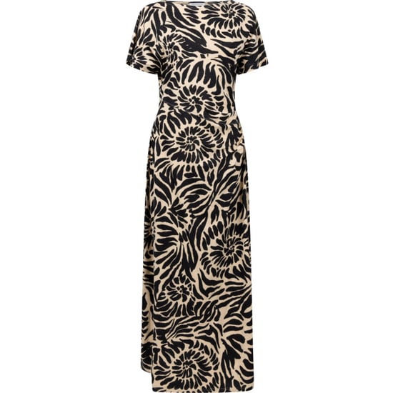 Tramontana Dress print black & pebble - Image 1