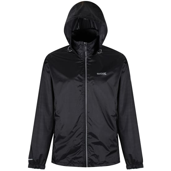 Regatta Mens Lyle IV Waterproof Hooded Jacket (Black) - Image 1