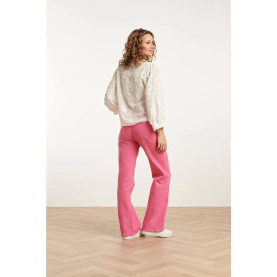 Smashed Lemon 25138 witte 3d bloemenblouse - Image 6