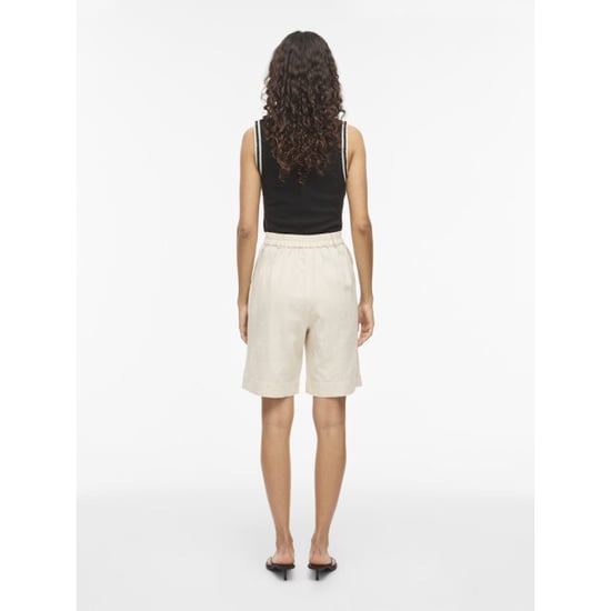 Vila Viprisilla hw bermuda shortsvol noos beige - Image 3