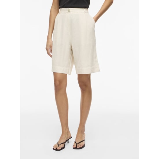 Vila Viprisilla hw bermuda shortsvol noos beige - Image 5
