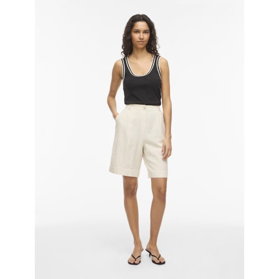 Vila Viprisilla hw bermuda shortsvol noos beige - Image 6