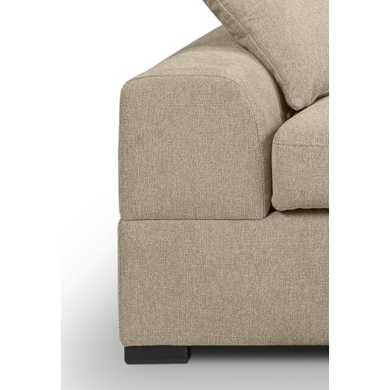 Furnilux Veda 2-zits bank beige | moderne lichte bank | textiel bank - Image 3
