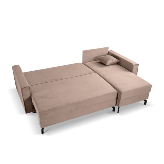 Furnilux Marti sofa bed l-shape rechts oud roze | moderne hoekbank | sofabed - Image 2
