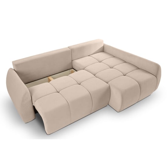 Furnilux Sancho hoekbank bed rechts beige | premium corduroy hoeksofa - Image 3