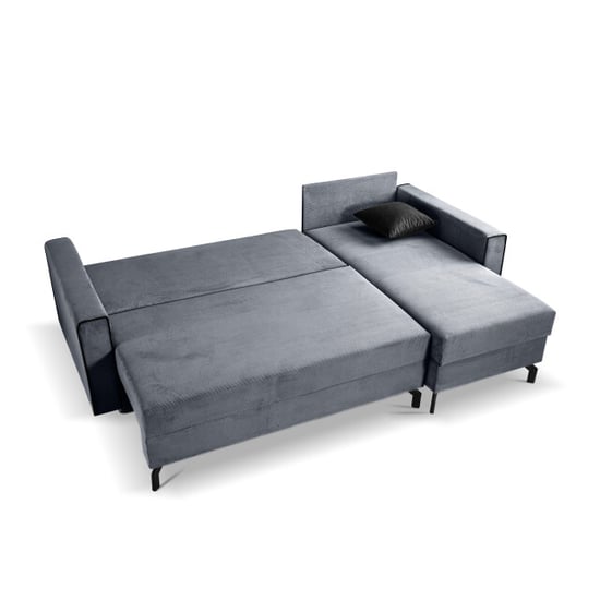Furnilux Marti sofa bed l-shape rechts blauwgrijs | moderne hoekbank slaapbank - Image 6