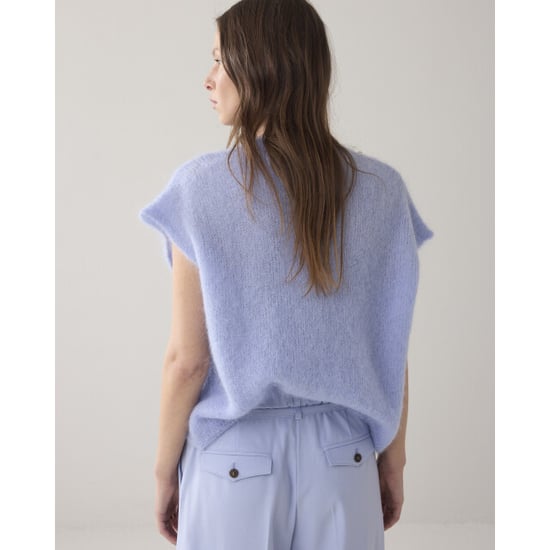 Summum Cardigan sleevles mohair knit 7s7975-70058 - Image 3