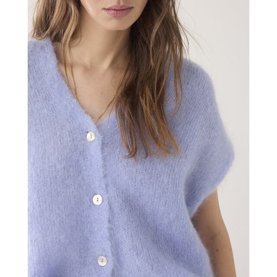 Summum Cardigan sleevles mohair knit 7s7975-70058 - Image 4