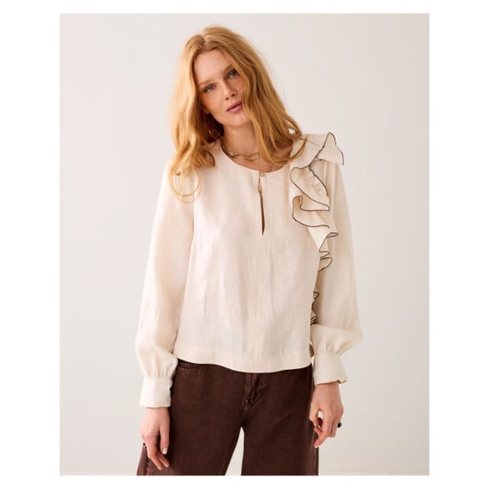 Summum Top long sleeves modal linen blend blouses 2s3424-12372 - Image 2