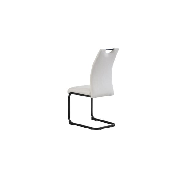 Furnilux Hanna stoel set van 2 in crème moderne design fauteuil - Image 2