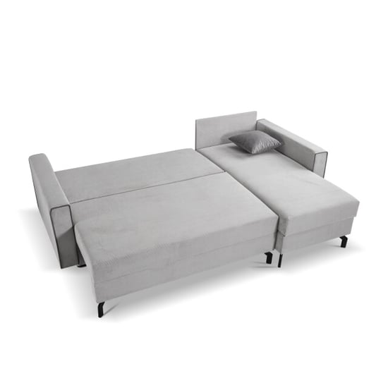 Furnilux Marti sofa bed l-shape rechts lichtgrijs | moderne hoekbank met slaapfunctie - Image 2