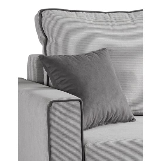 Furnilux Marti sofa bed l-shape rechts lichtgrijs | moderne hoekbank met slaapfunctie - Image 4