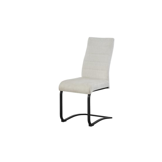 Furnilux Leni eetkamerstoel set van 2 in crème moderne fauteuil met pocketvering - Image 3