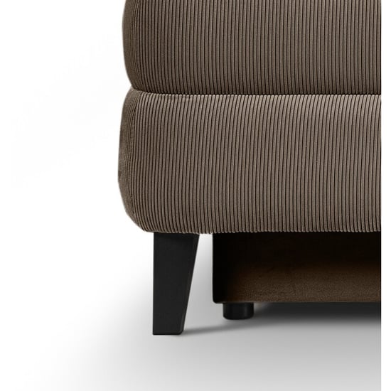 Furnilux Sorto sofa bed 2.5 zits bruin-beige | moderne slaapbank voor gasten - Image 4