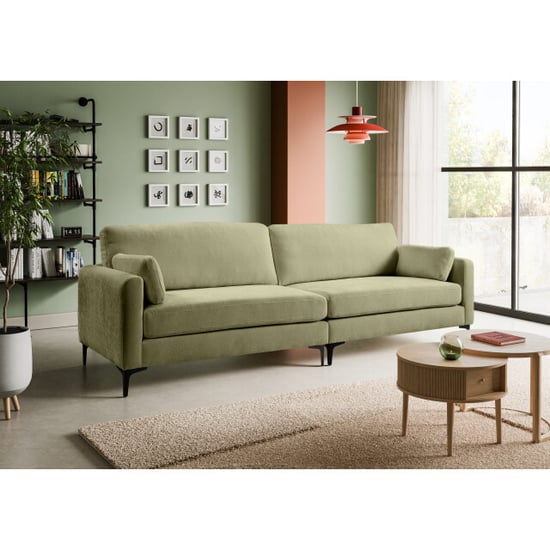 Furnilux Groene venti 4-zits bank | moderne sofa met metalen poten - Image 3
