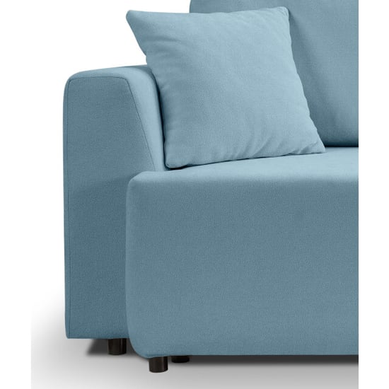 Furnilux 3-zits sofa bed lichtblauw moderne slaapbank met comfortabel pu-schuim - Image 4