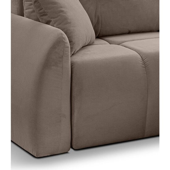 Furnilux Sancho hoekbank bed rechts bruin-beige | modulaire design hoeksofa - Image 5