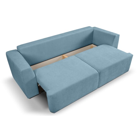 Furnilux 3-zits sofa bed lichtblauw moderne slaapbank met comfortabel pu-schuim - Image 6