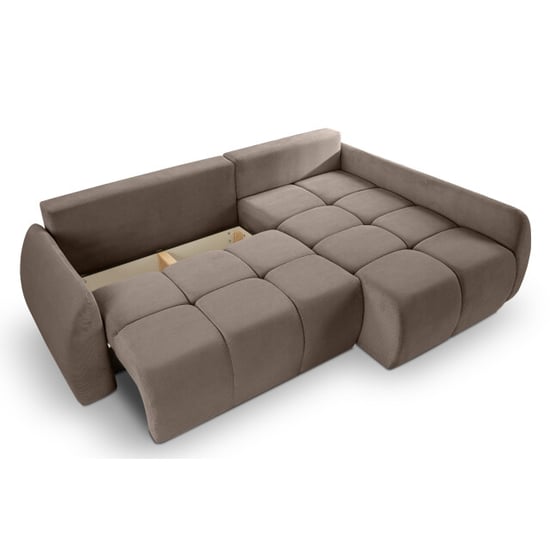Furnilux Sancho hoekbank bed rechts bruin-beige | modulaire design hoeksofa - Image 6