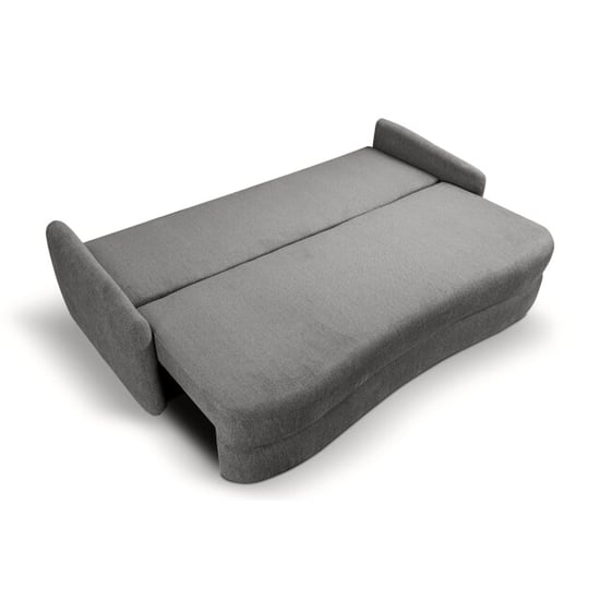 Furnilux Grijze diana 3-zits sofa bed moderne slaapbank met tekstiel - Image 2