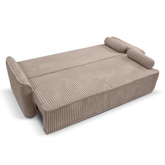 Furnilux Grubs 3-zits sofa bed grijs-beige | moderne logeerbank in trendy greige - Image 5