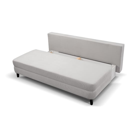Furnilux Sorto sofa bed 2.5 zits lichtgrijs | moderne slaapbank met corduroy - Image 4