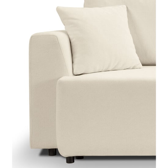 Furnilux 3-zits sofa bed crème | moderne lederen look bankbed | sofabed - Image 6