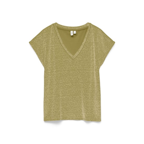 Vero Moda vmkimmie s/s v-neck top jrs btq 10346072 willow - Image 1