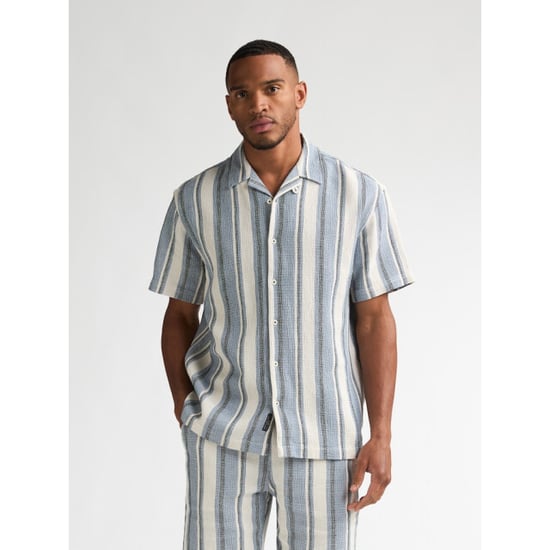 Petrol Industries men shirt short sleeve aop m-1060-sis429 5195 marble blue - Image 5