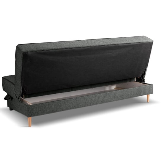 Furnilux Bono sofa bed 3-zits grijs moderne slaapbank met comfortabel ligcomfort - Image 3