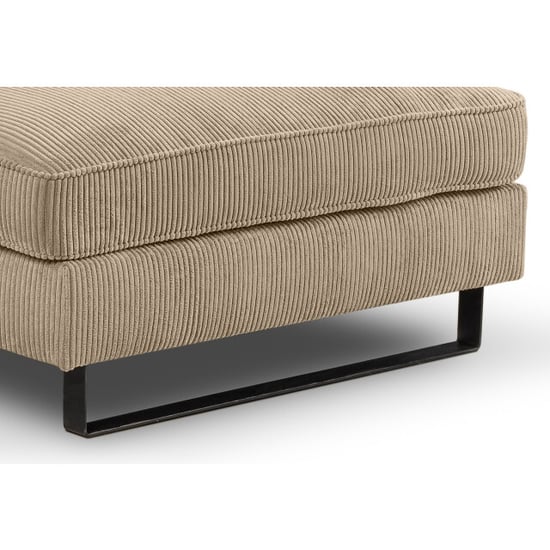 Furnilux Bolivia l-vormige sofa rechts beige | moderne linnen bank met relaxcomfort - Image 3