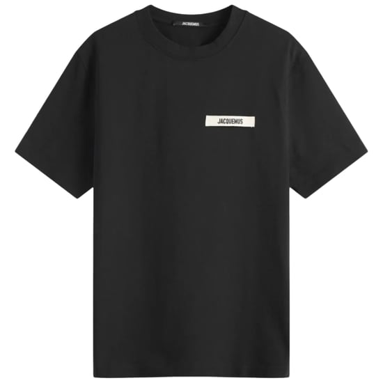 Jacquemus Gros grain Logo-Patch T-shirt - Image 1