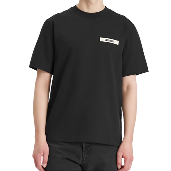 Jacquemus Gros grain Logo-Patch T-shirt - Image 2