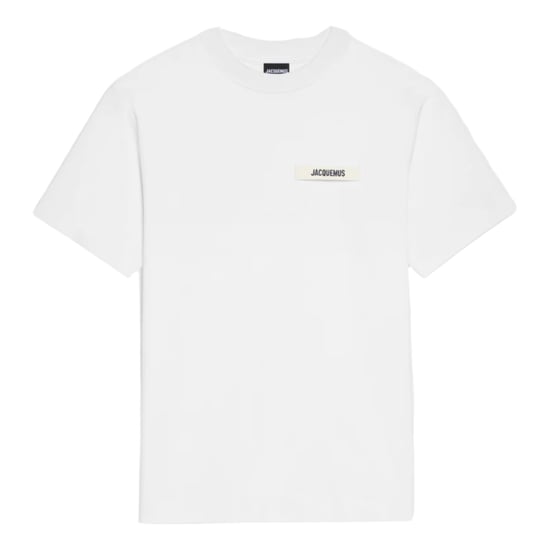 Jacquemus Gros grain Logo-Patch T-shirt - Image 1