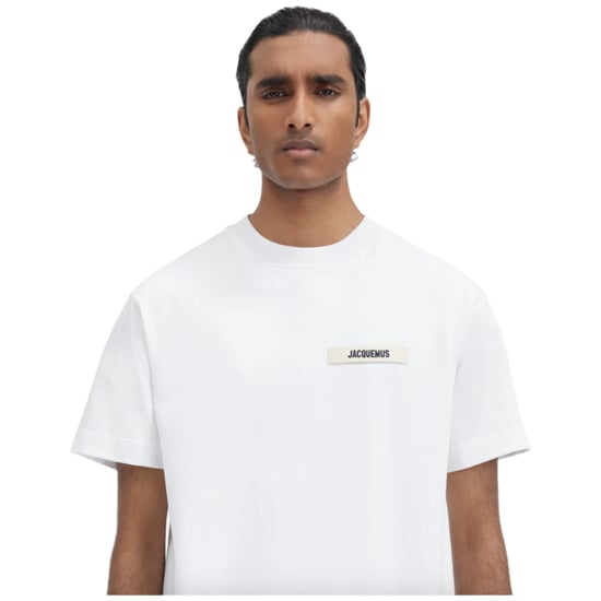 Jacquemus Gros grain Logo-Patch T-shirt - Image 2