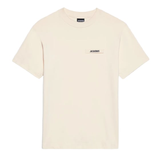Jacquemus Gros grain Logo-Patch T-shirt - Image 1