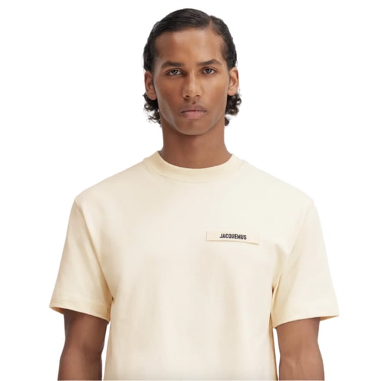 Jacquemus Gros grain Logo-Patch T-shirt - Image 2