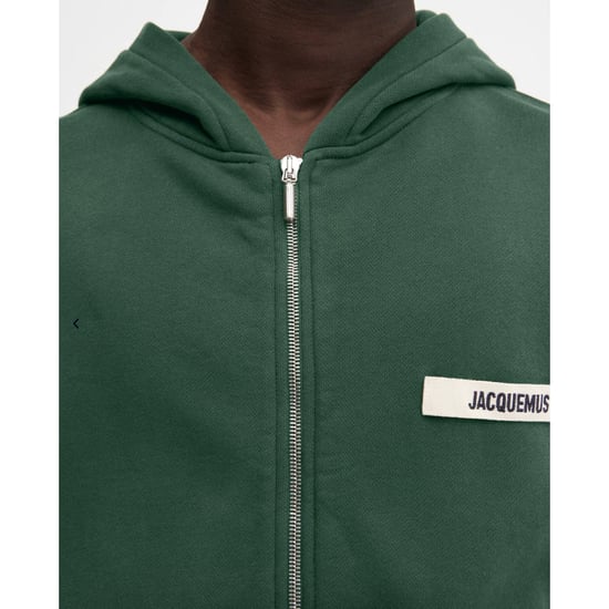Jacquemus Grosgrain Logo Zip-Up Hoodie - Image 2