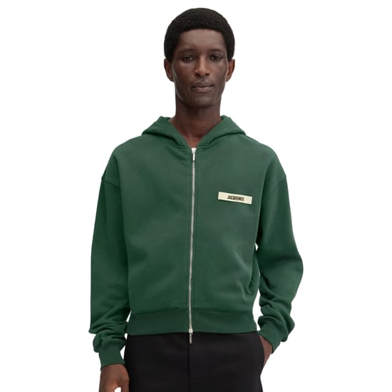 Jacquemus Grosgrain Logo Zip-Up Hoodie - Image 3
