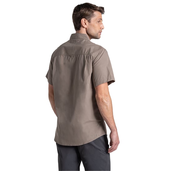 Craghoppers Heren Kiwi II Shirt Met Korte Mouwen (Kiezelsteentjes) - Image 2