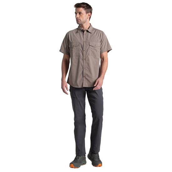 Craghoppers Heren Kiwi II Shirt Met Korte Mouwen (Kiezelsteentjes) - Image 4