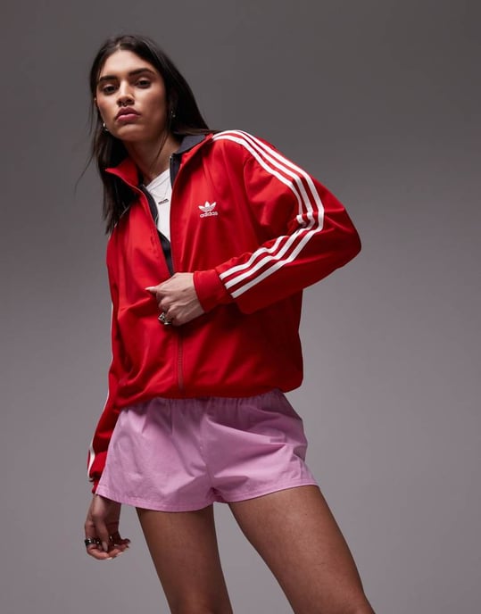 ASOS DESIGN poplin mikrokort set i rosa - Image 3