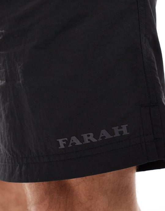 Farah edgar swim shorts in black - Image 4
