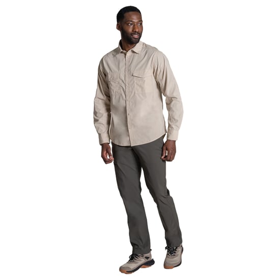 Craghoppers Heren Kiwi II shirt met lange mouwen (Havermout) - Image 4