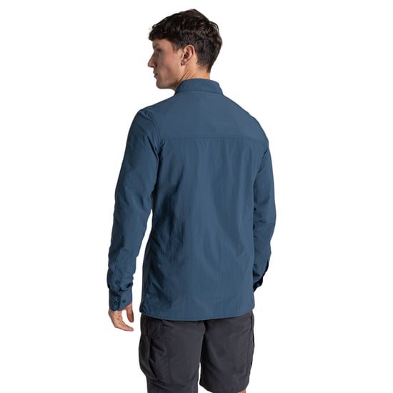 Craghoppers Heren Loukkos Nosilife Overhemd (Blauwe steen) - Image 2