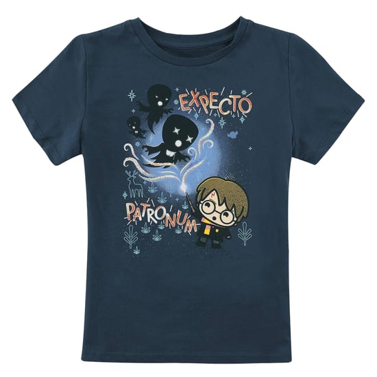 Harry Potter Jongens Expecto Patronum T-Shirt (Marineblauw) - Image 1